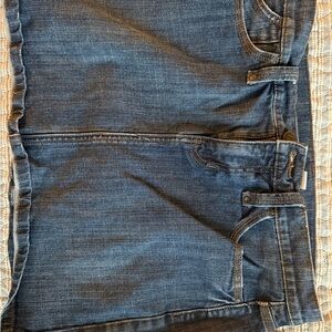 GAP Dark Blue Denim Skirt with Belt Loops